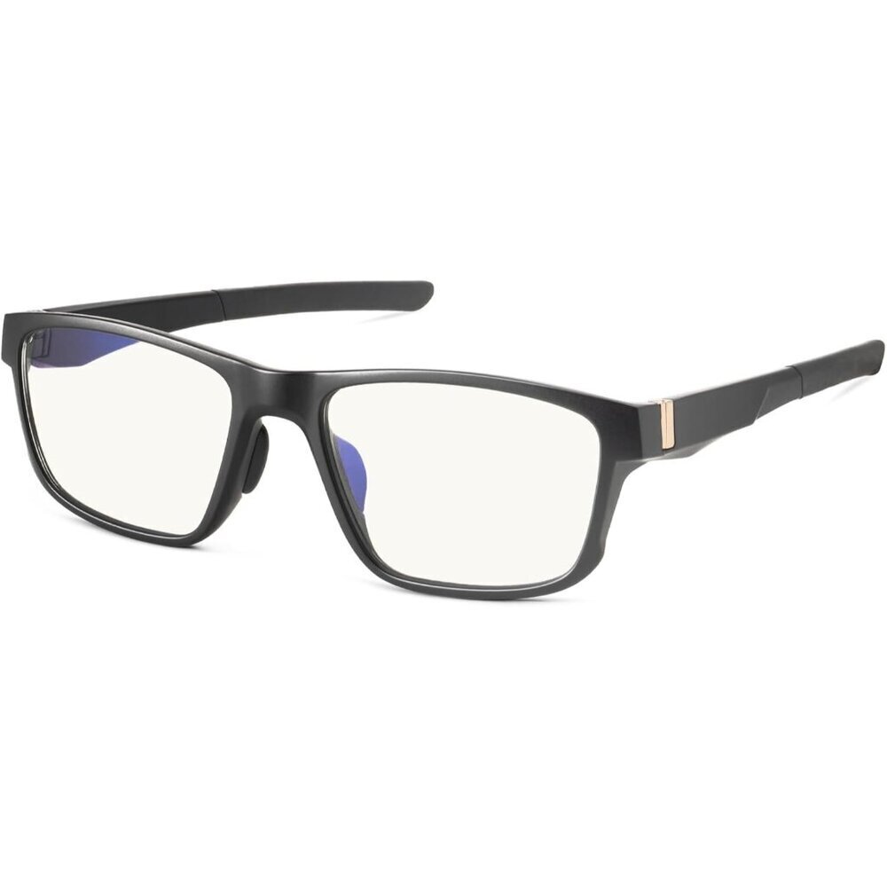 Unisex Gold Sleek Frame HD Lens Digital Interface With Futuristic Smart Glasses